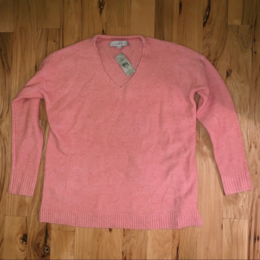 LOFT Petite V-neck Sweater NEW WITH TAGS